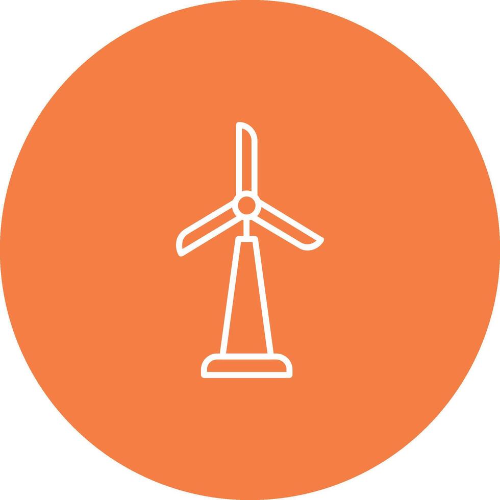 Wind Turbine Icon Design Symbol vector
