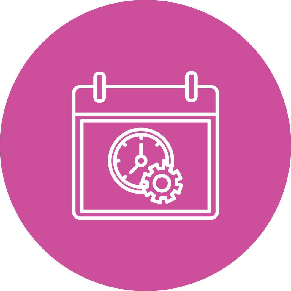 Time Management Icon Design Symbol vector