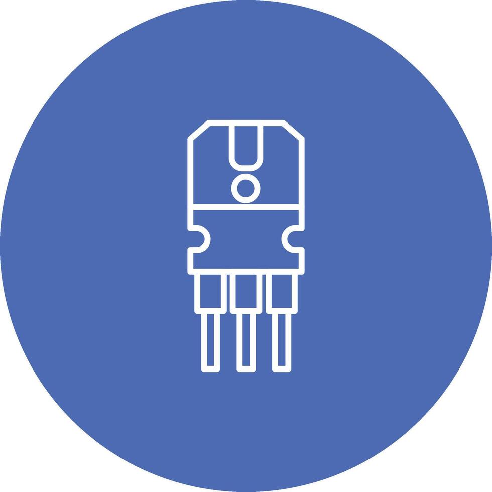Transistor Icon Design Symbol vector