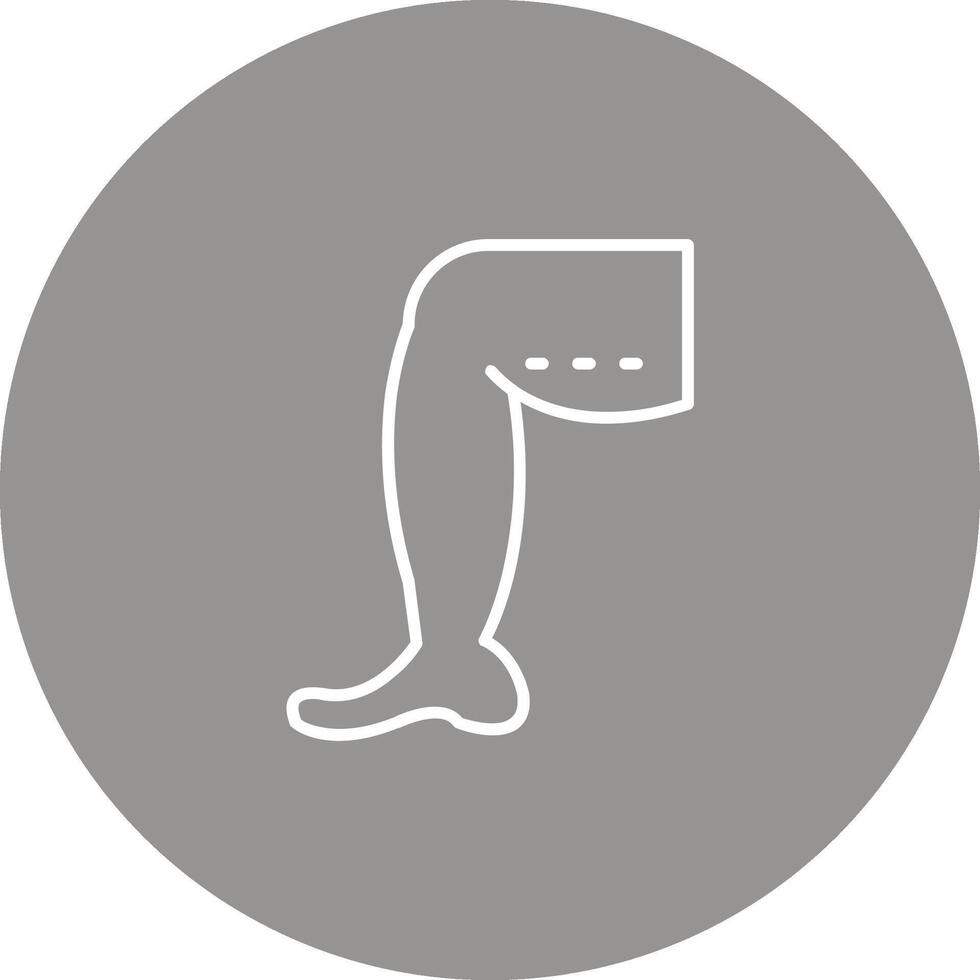 Thighs Icon Design Symbol vector