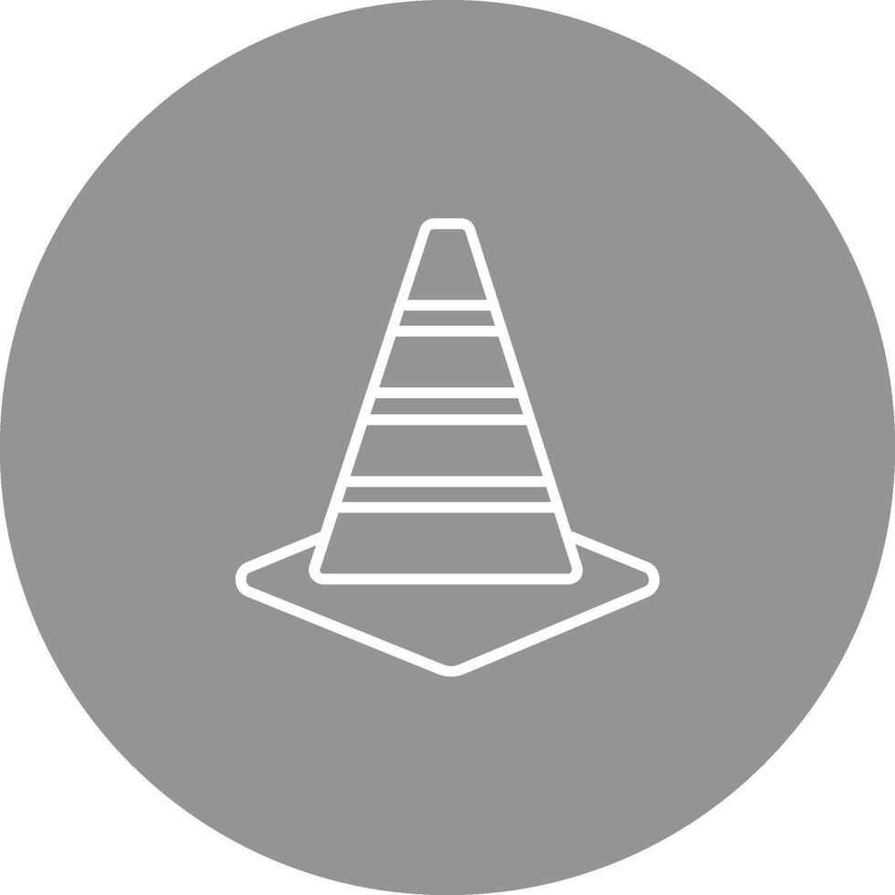 Traffic Cone Icon Design Symbol vector