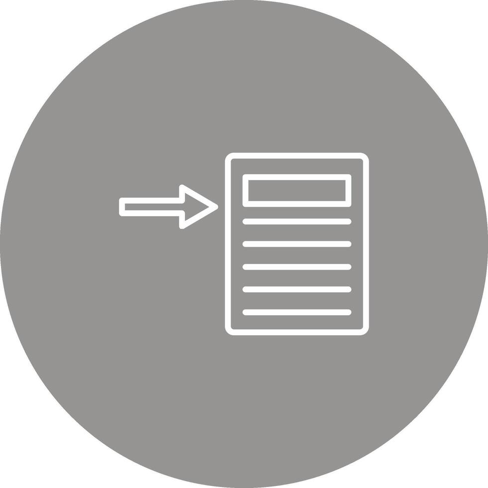 Headline Icon Design Symbol vector