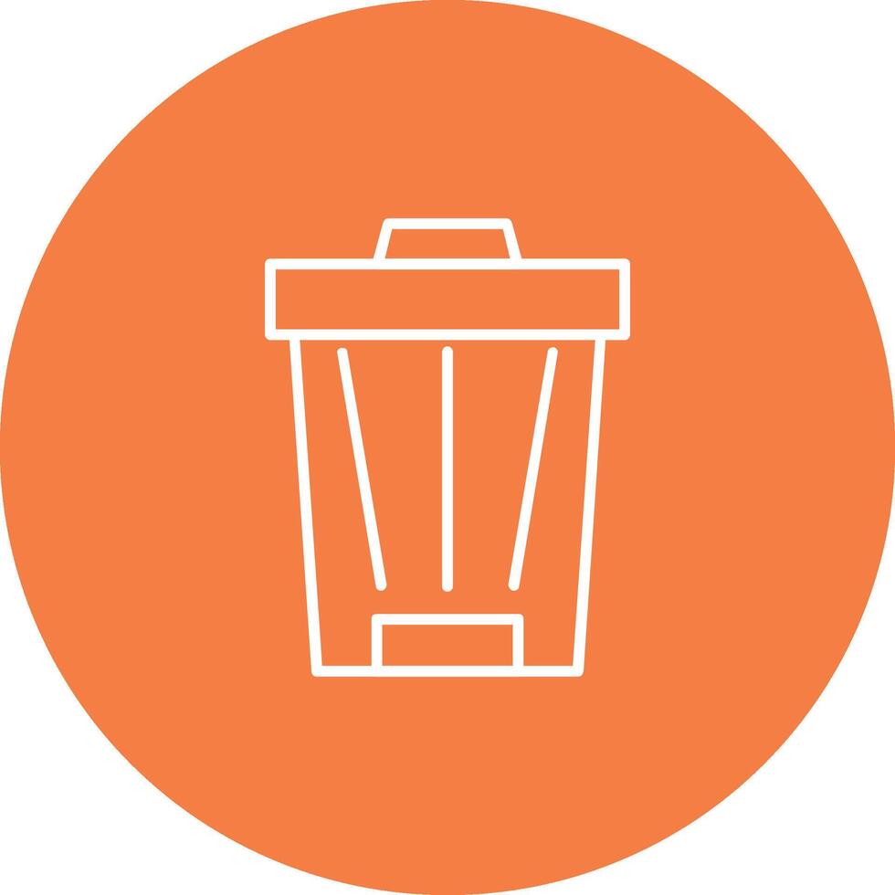Trash Can Icon Design Symbol vector