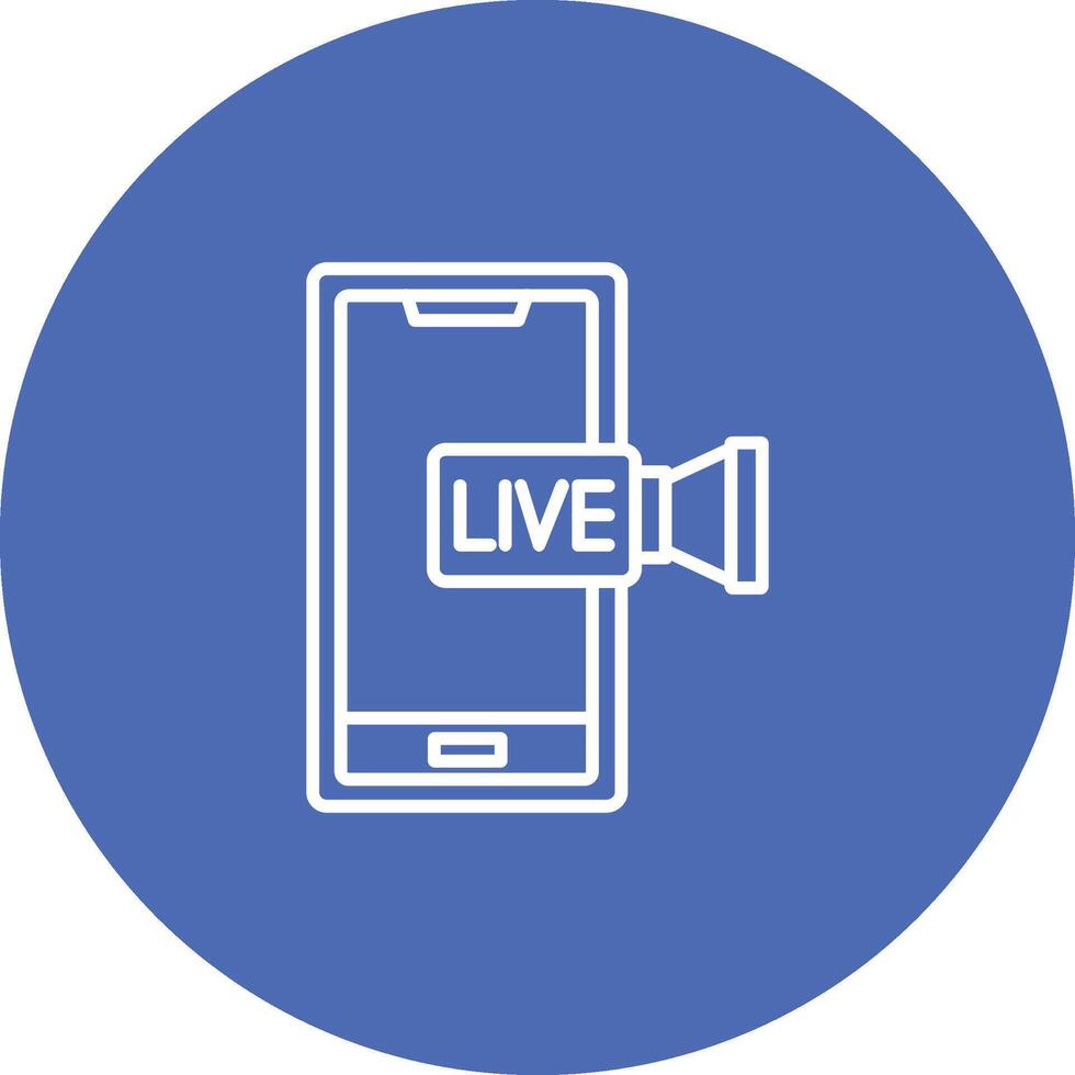 Streaming Icon Design Symbol vector