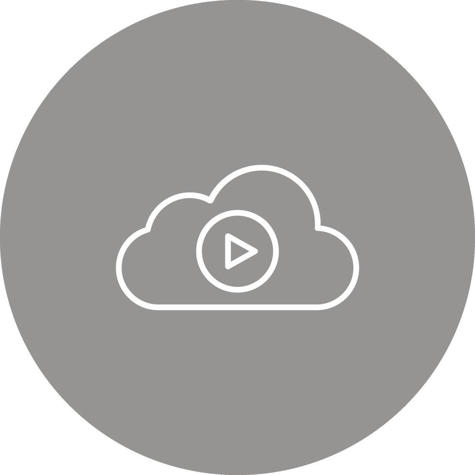 Streaming Icon Design Symbol vector