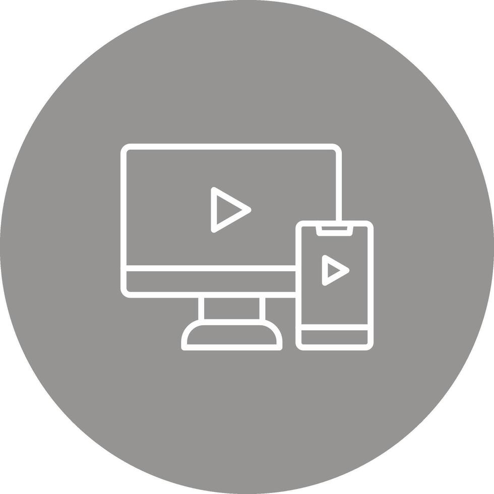 Screen Mirroring Icon Design Symbol vector