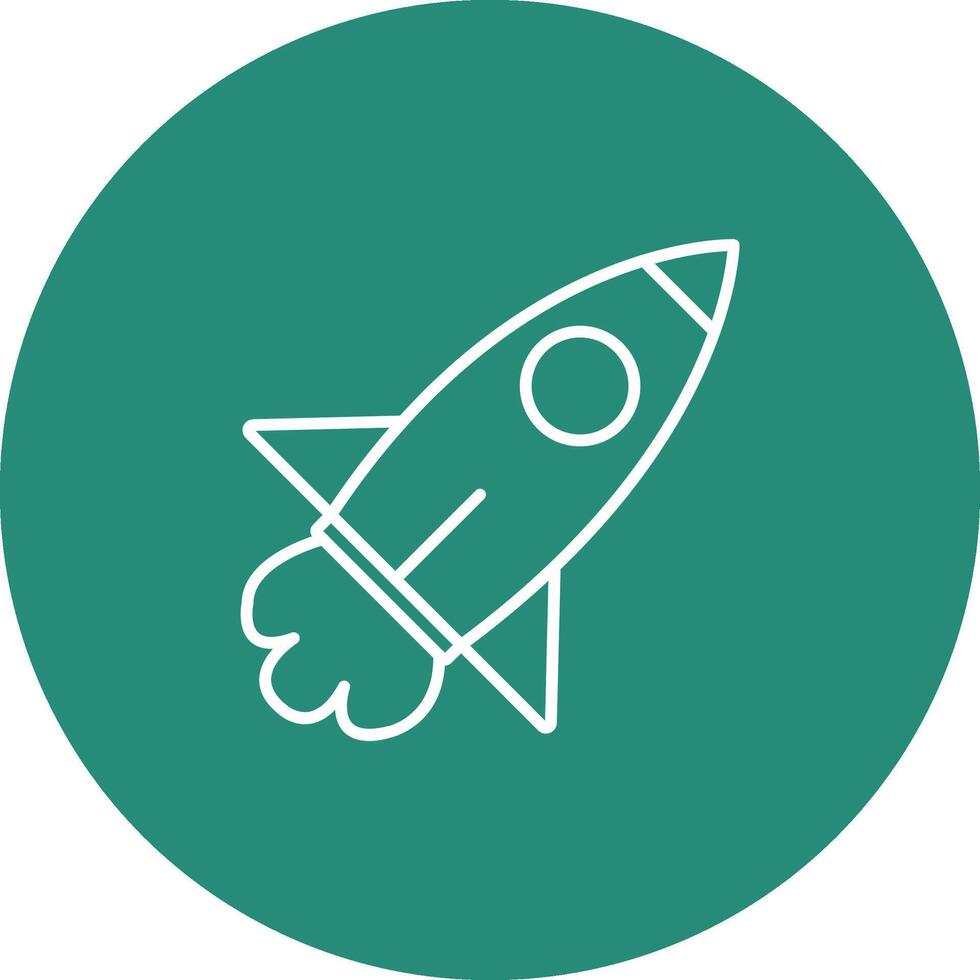 Rocket Launch Icon Design Symbol vector