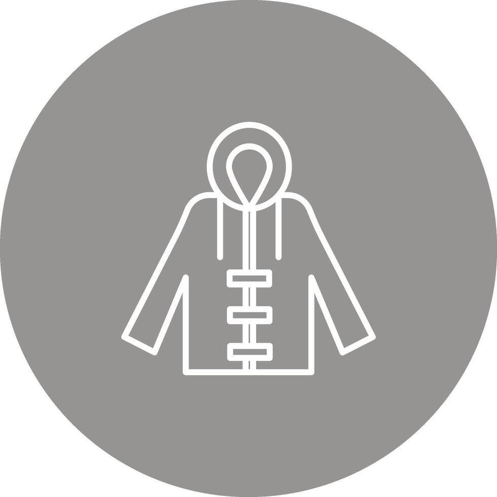 Raincoat Icon Design Symbol vector