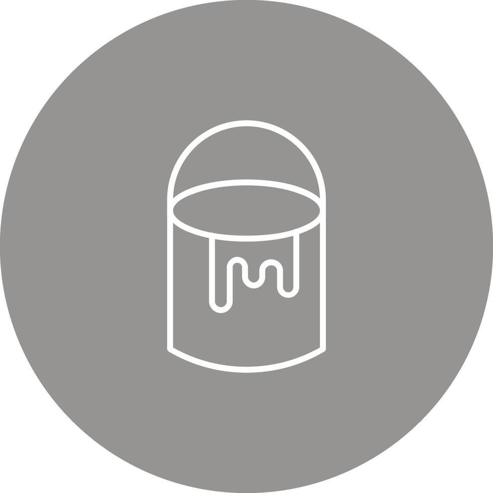 Paint Bucket Icon Design Symbol vector