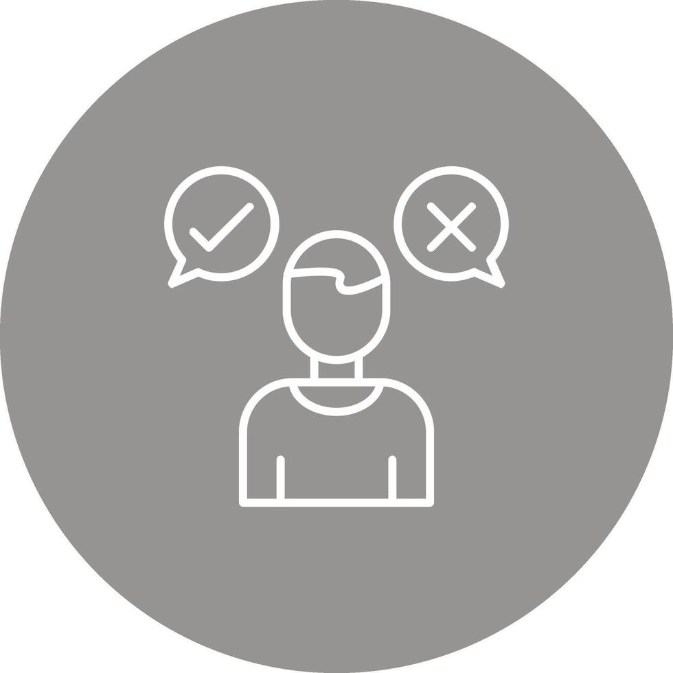Decision Marker Icon Design Symbol vector