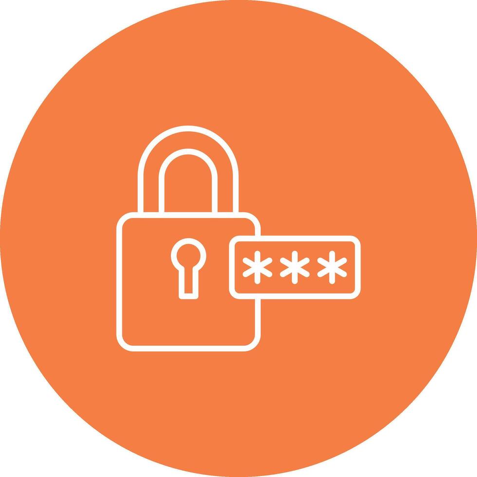Password Icon Design Symbol vector