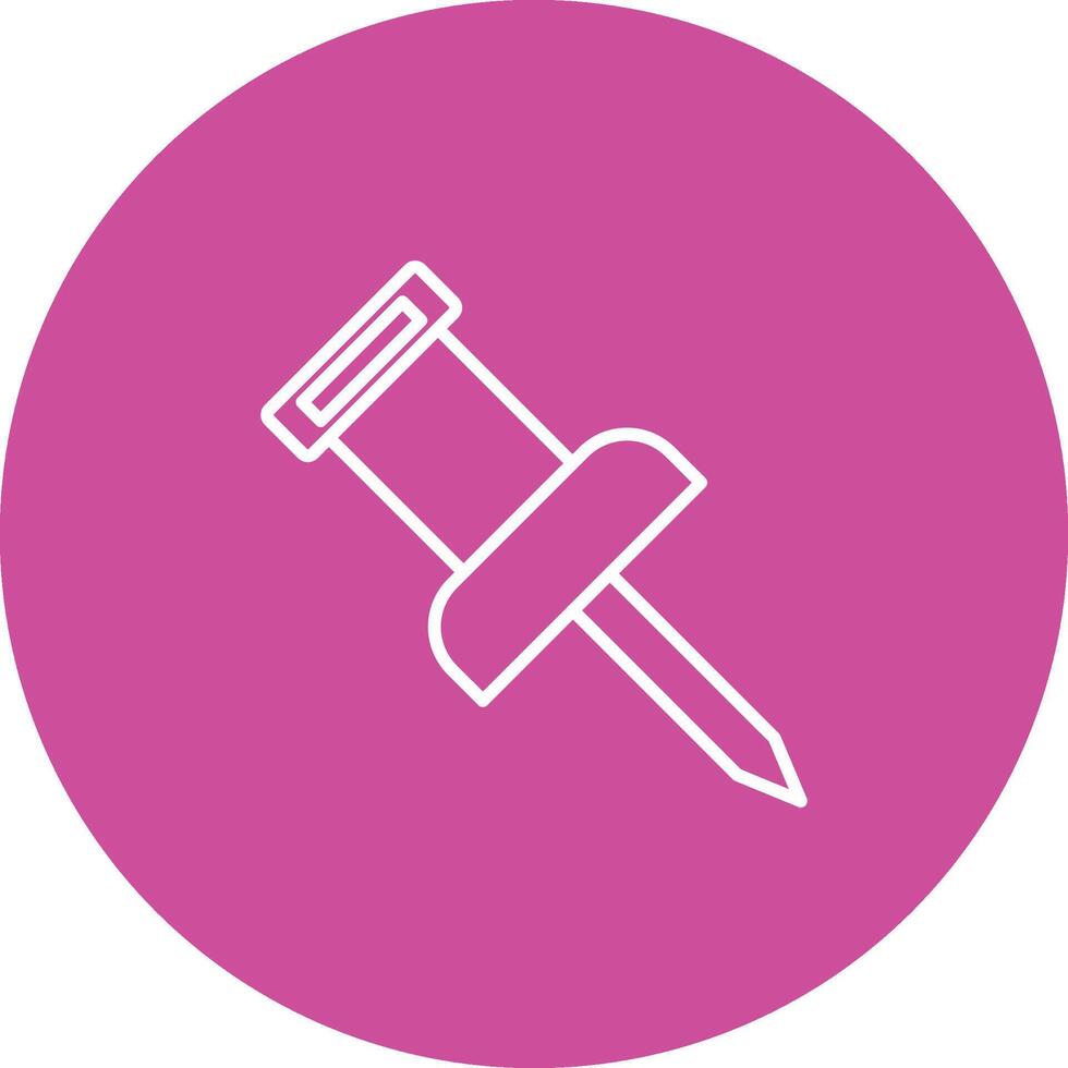 Push Pin Icon Design Symbol vector