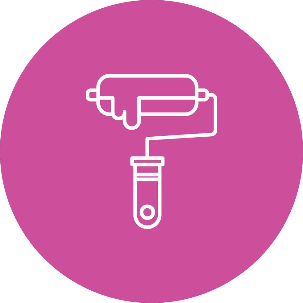 Paint Roller Icon Design Symbol vector
