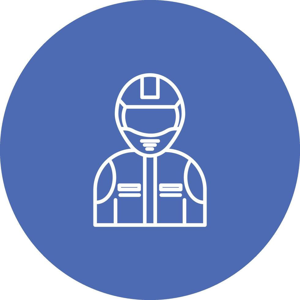 Racer Icon Design Symbol vector