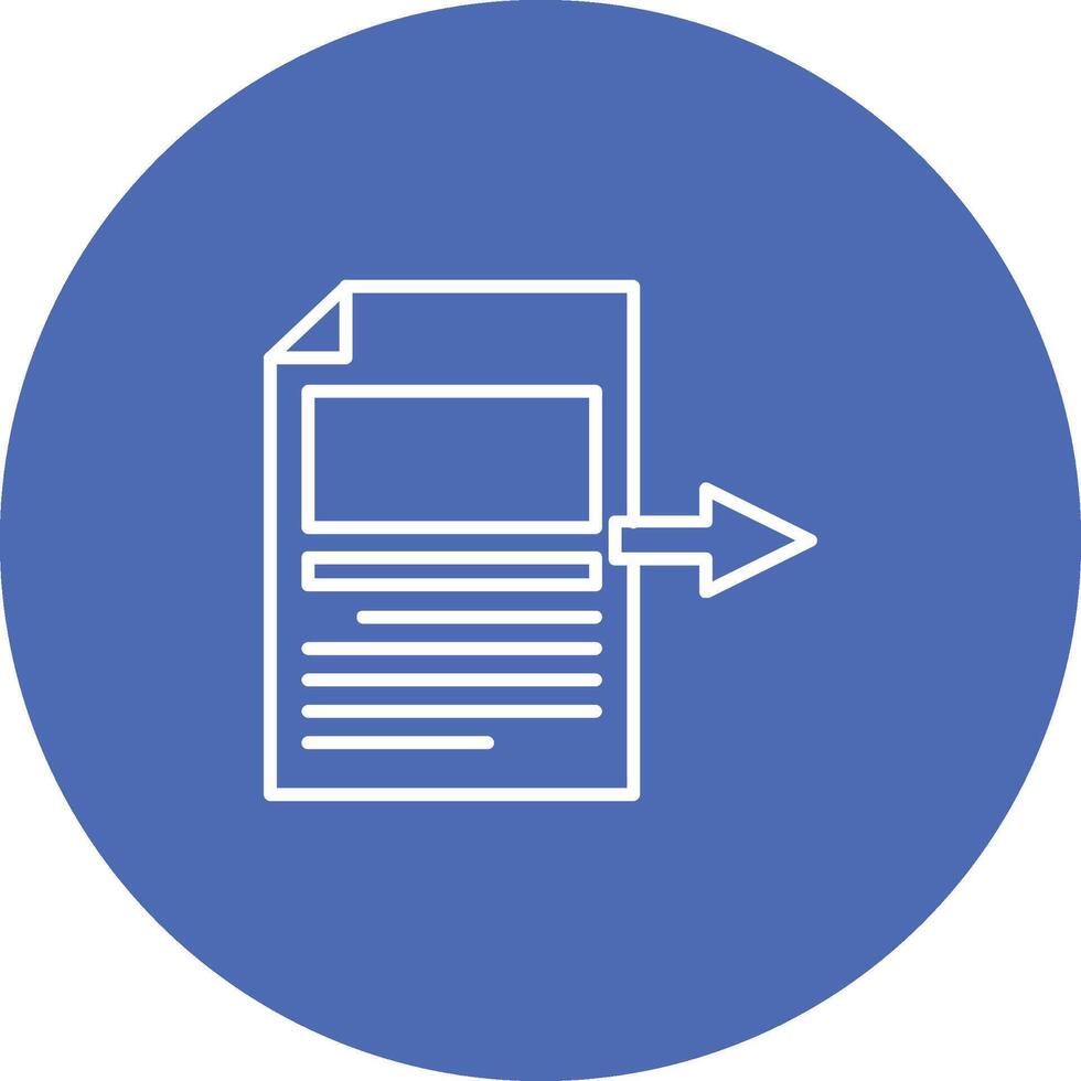 Document Icon Design Symbol vector