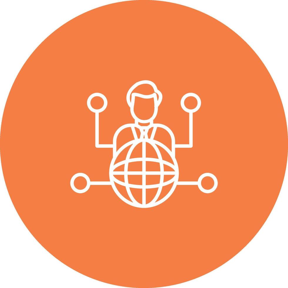 Outsource Icon Design Symbol vector