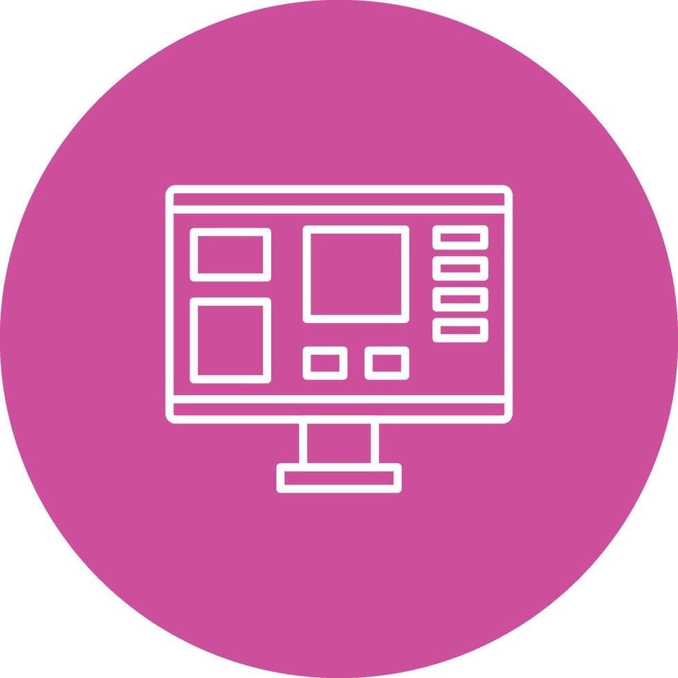 Mood Board Icon Design Symbol vector