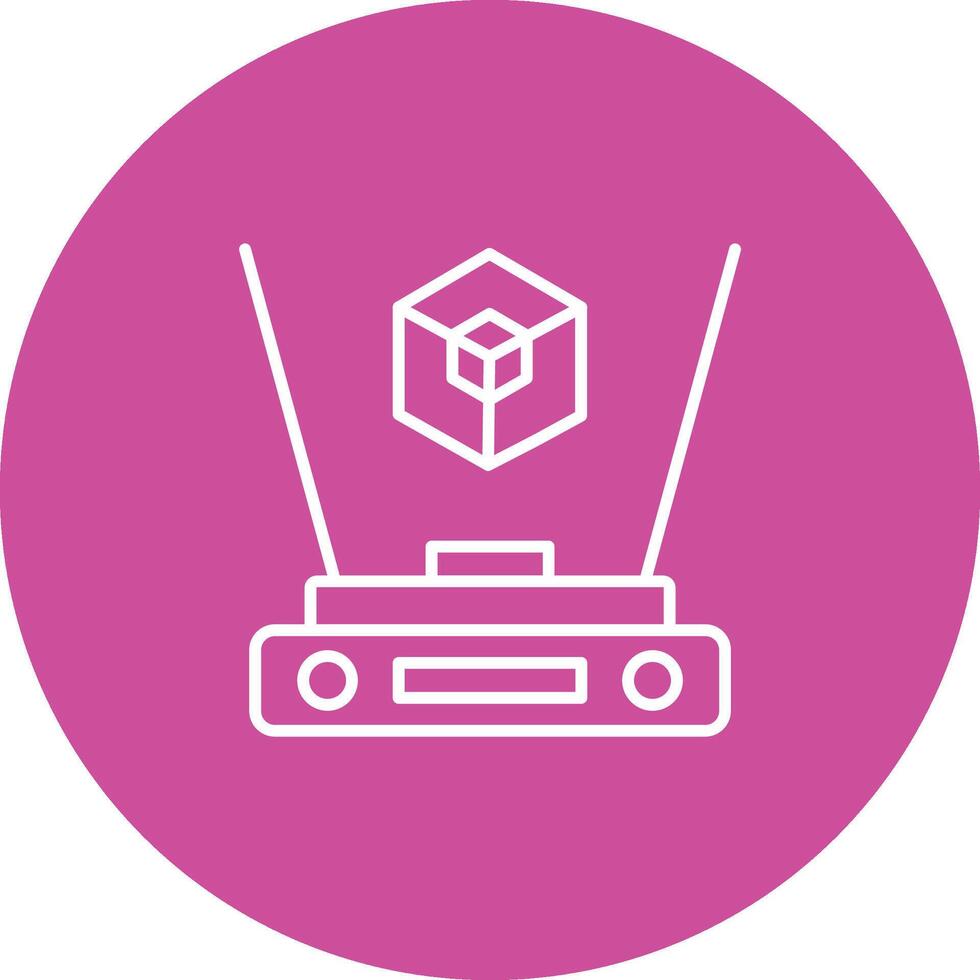 Hologram Icon Design Symbol vector