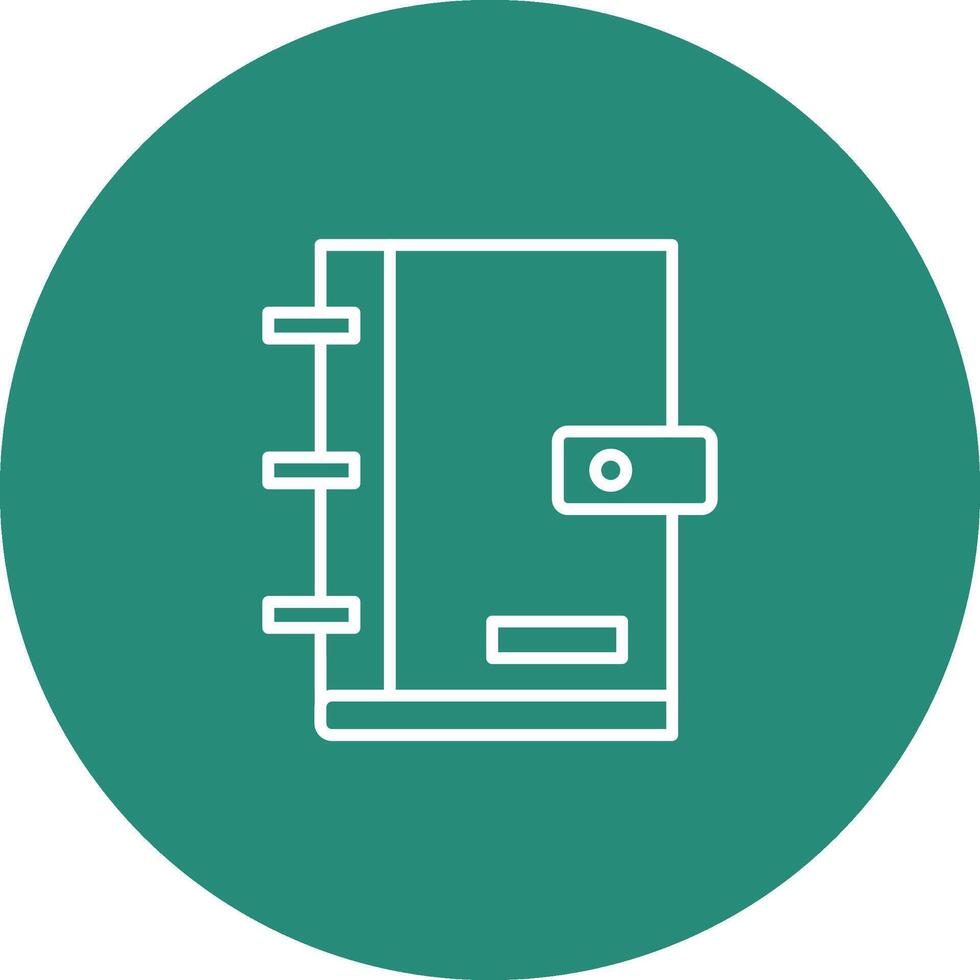 Notebook Icon Design Symbol vector