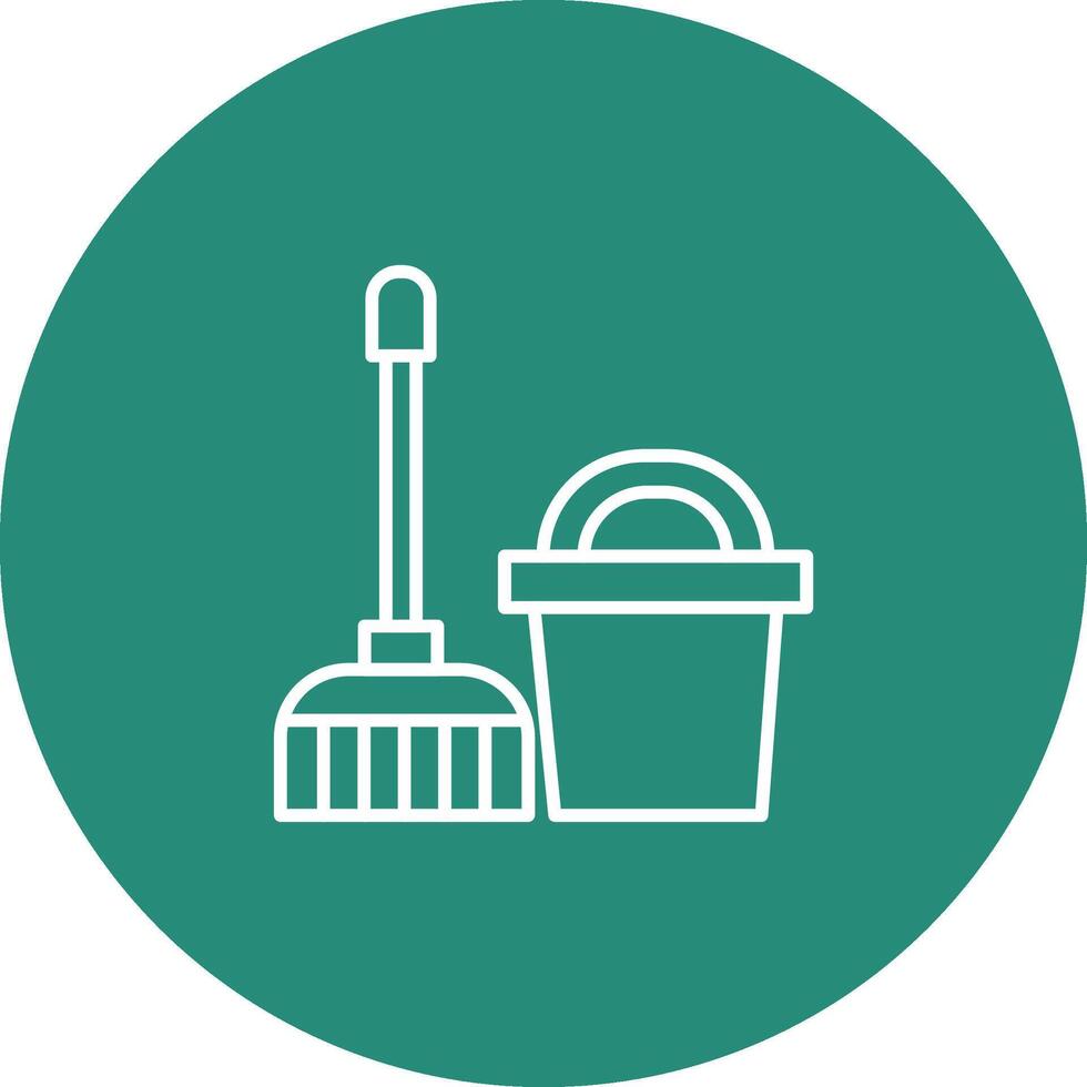 Mop Icon Design Symbol vector
