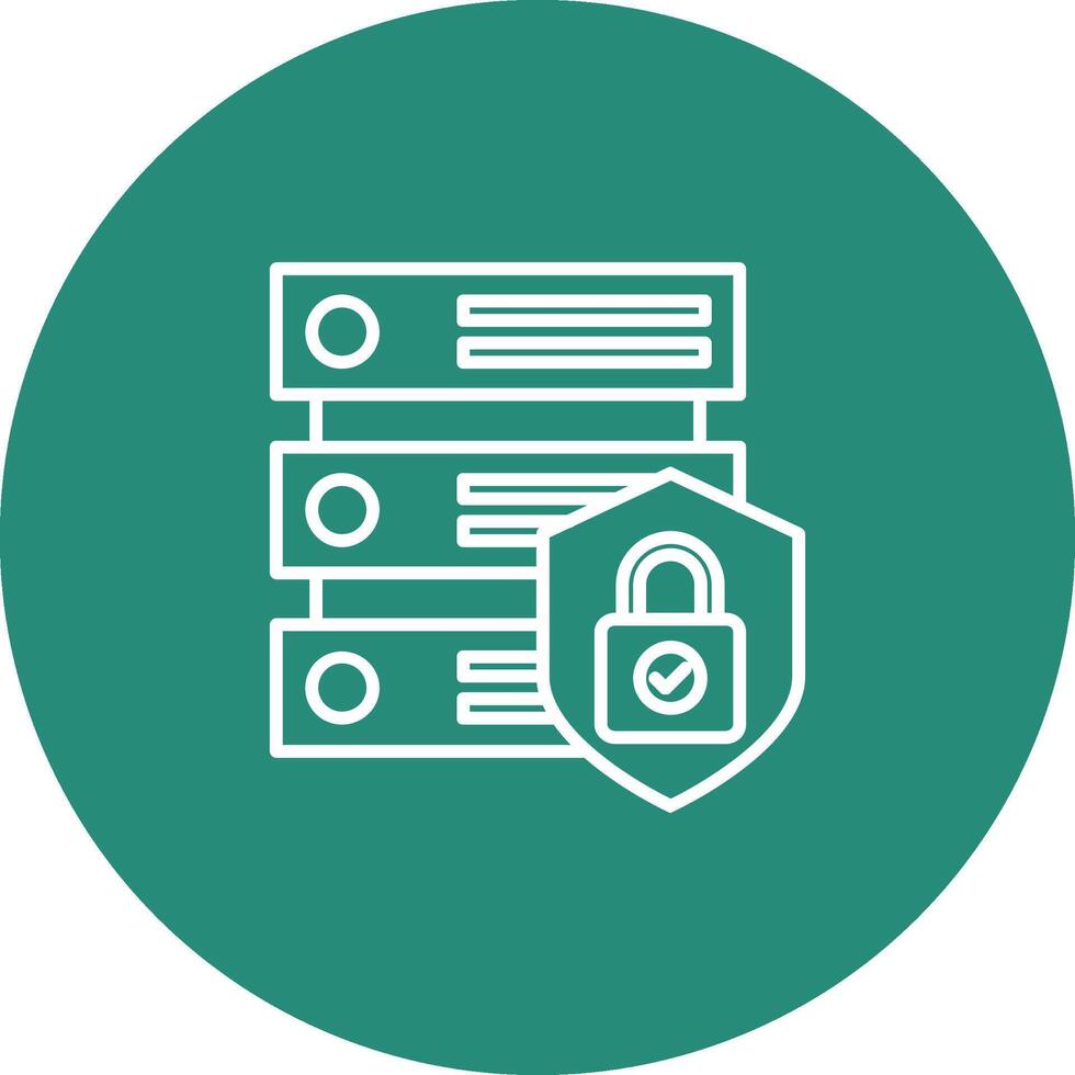 Database Icon Design Symbol vector