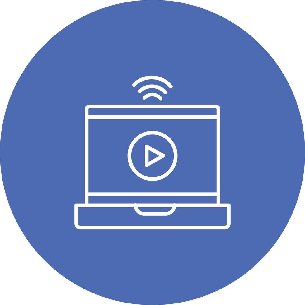 Online Streaming Icon Design Symbol vector