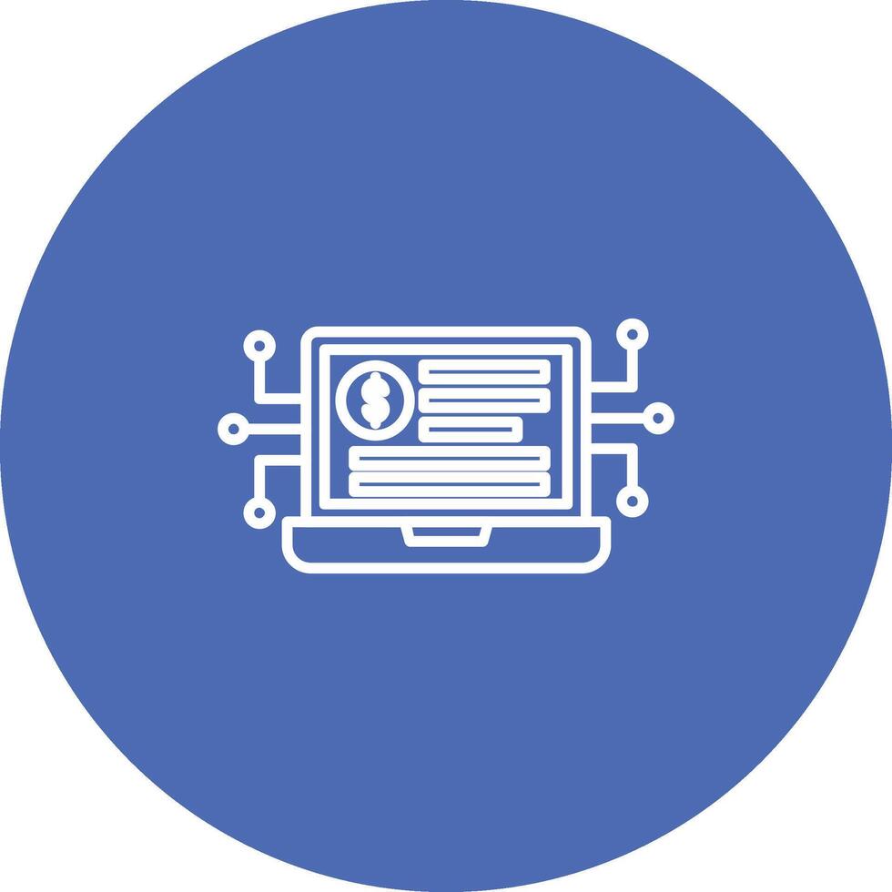 Digital Asset Icon Design Symbol vector