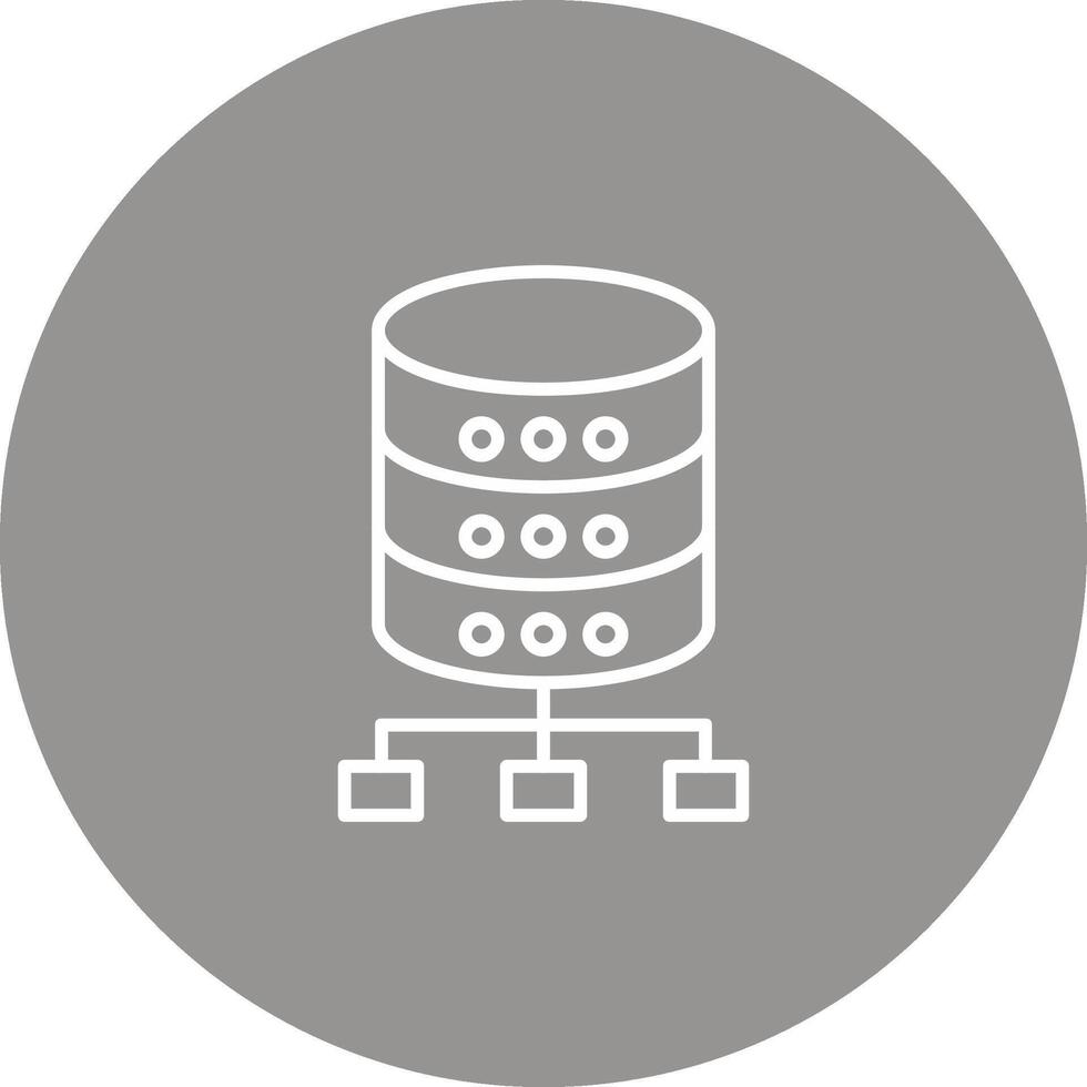 Database Icon Design Symbol vector