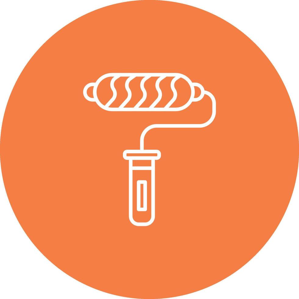 Paint Roller Icon Design Symbol vector