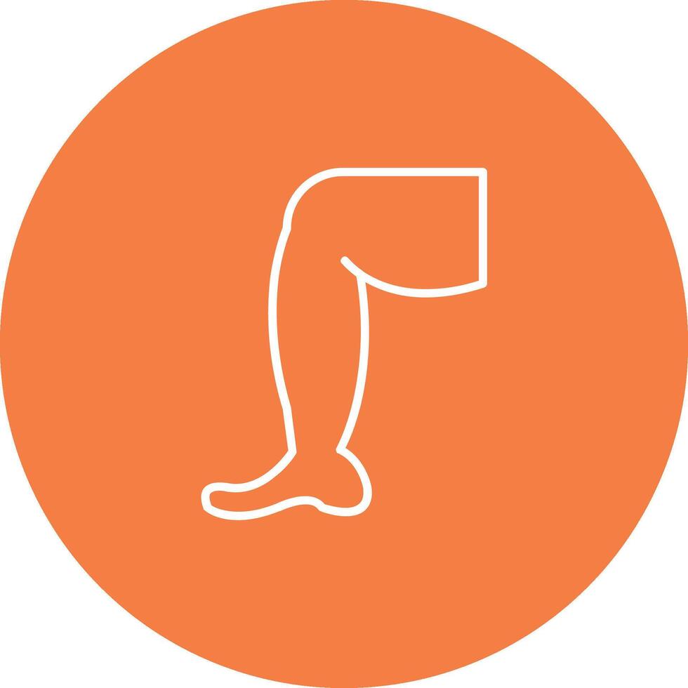 Leg Icon Design Symbol vector
