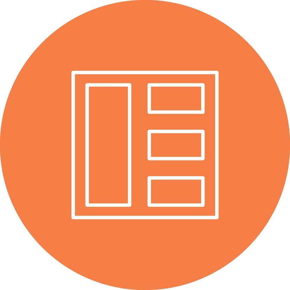 Grid Icon Design Symbol vector