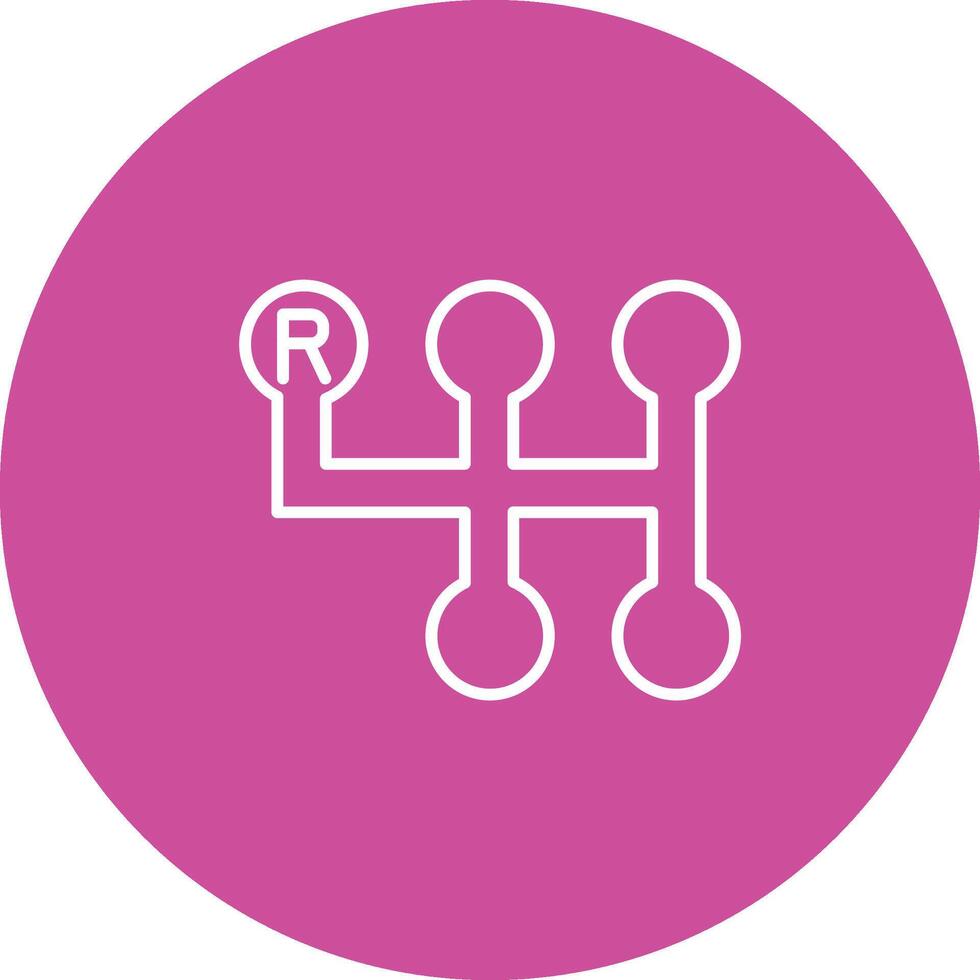 Gearshift Icon Design Symbol vector