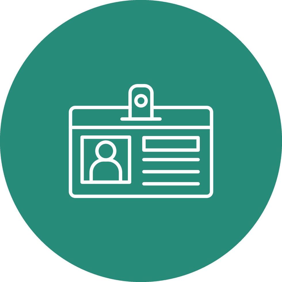 Identification Card Icon Design Symbol vector