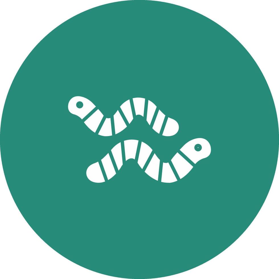 Worm Icon Design Symbol vector