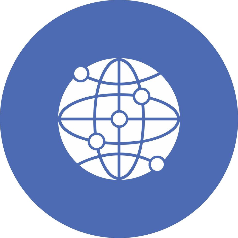 Worldwide Icon Design Symbol vector