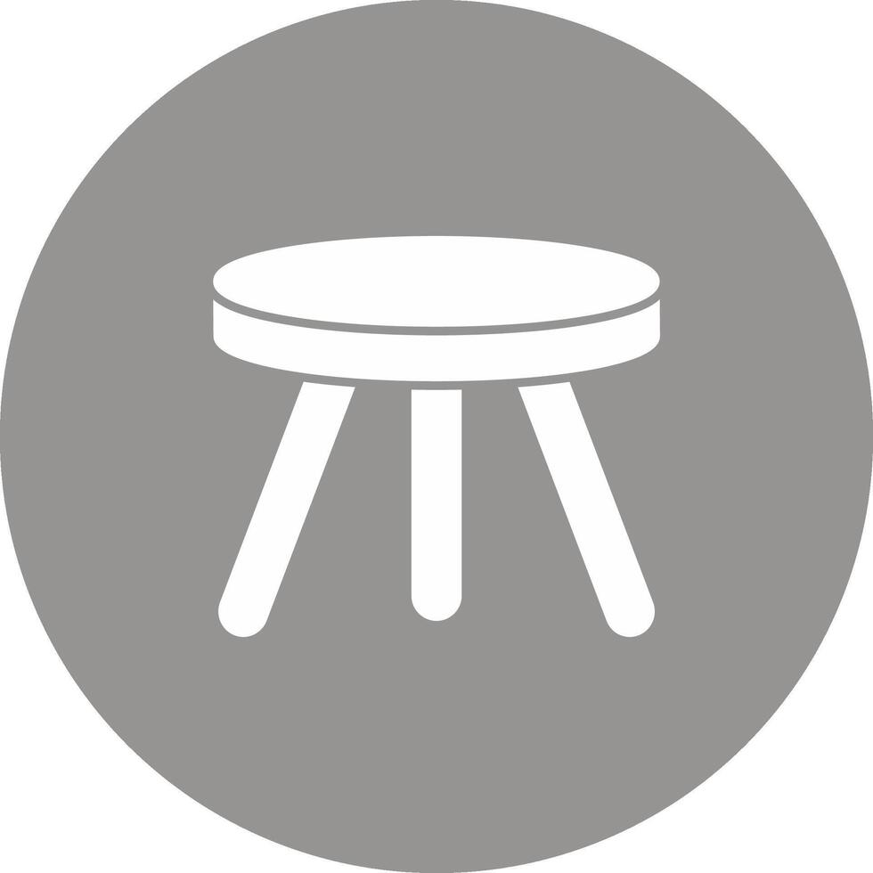 Stool Icon Design Symbol vector