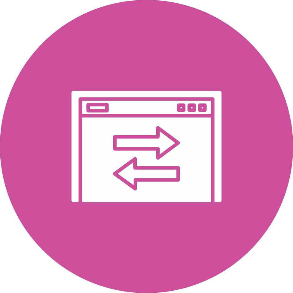 Transfer Data Icon Design Symbol vector