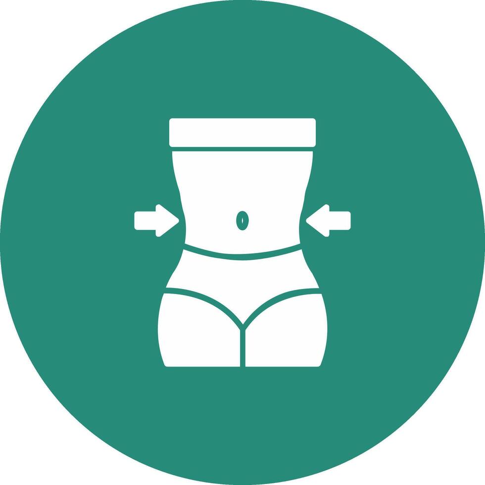 Waist Icon Design Symbol vector