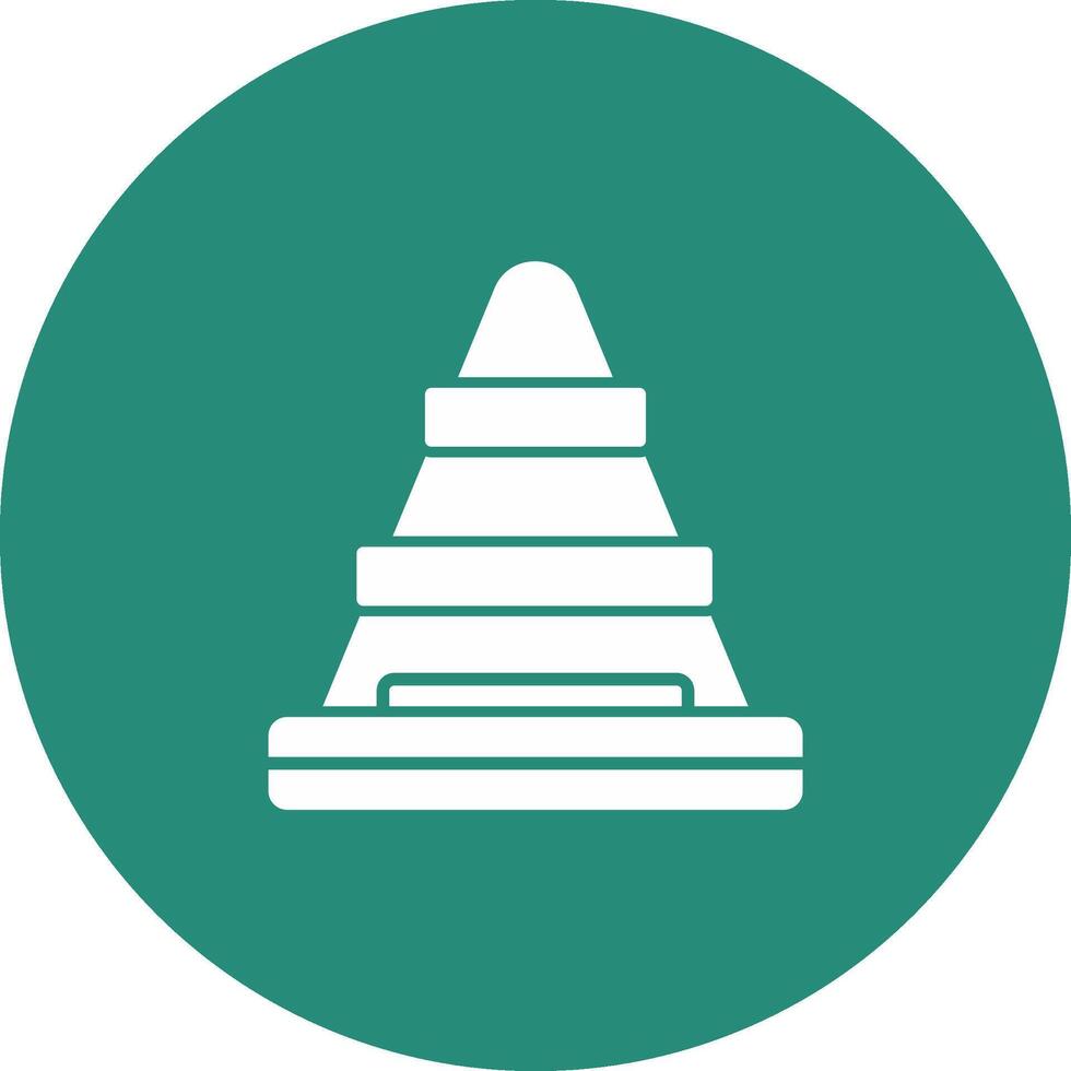 Traffic Cone Icon Design Symbol vector