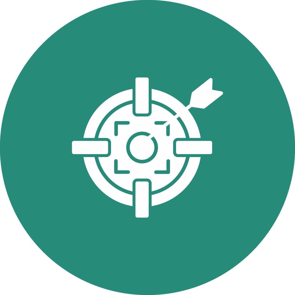 Target Icon Design Symbol vector