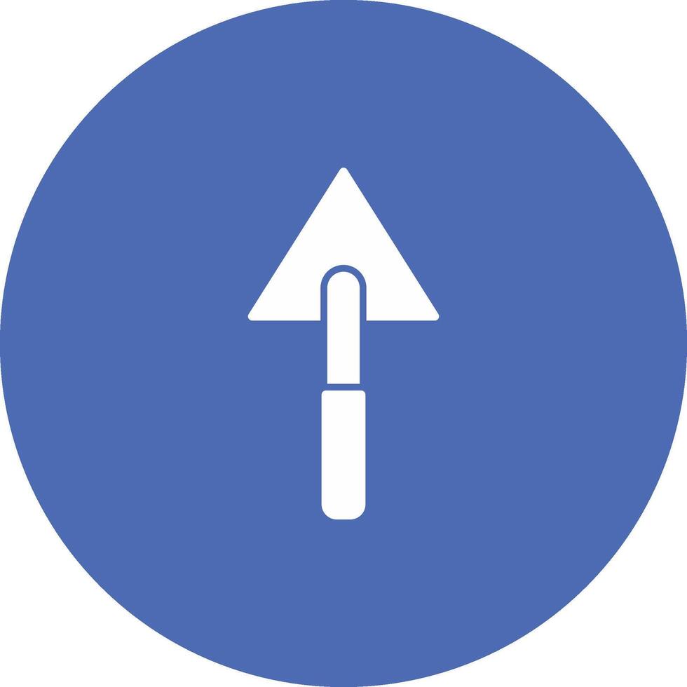 Triangular Shovel Icon Design Symbol vector