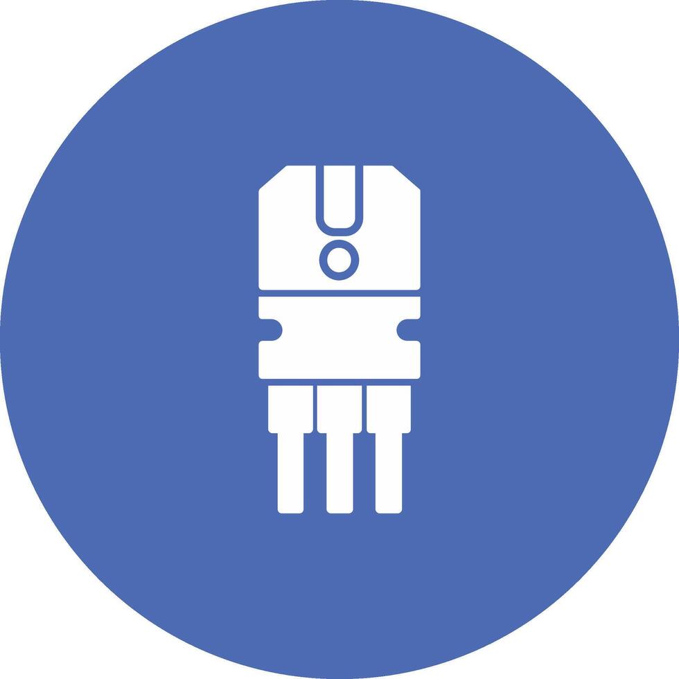 Transistor Icon Design Symbol vector