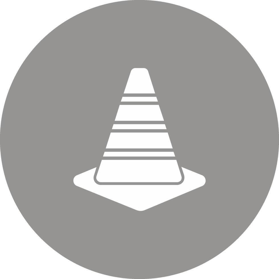 Traffic Cone Icon Design Symbol vector