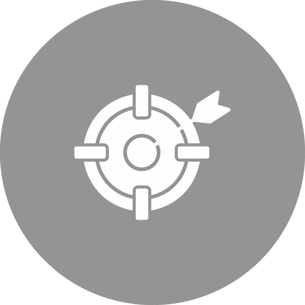 Target Icon Design Symbol vector