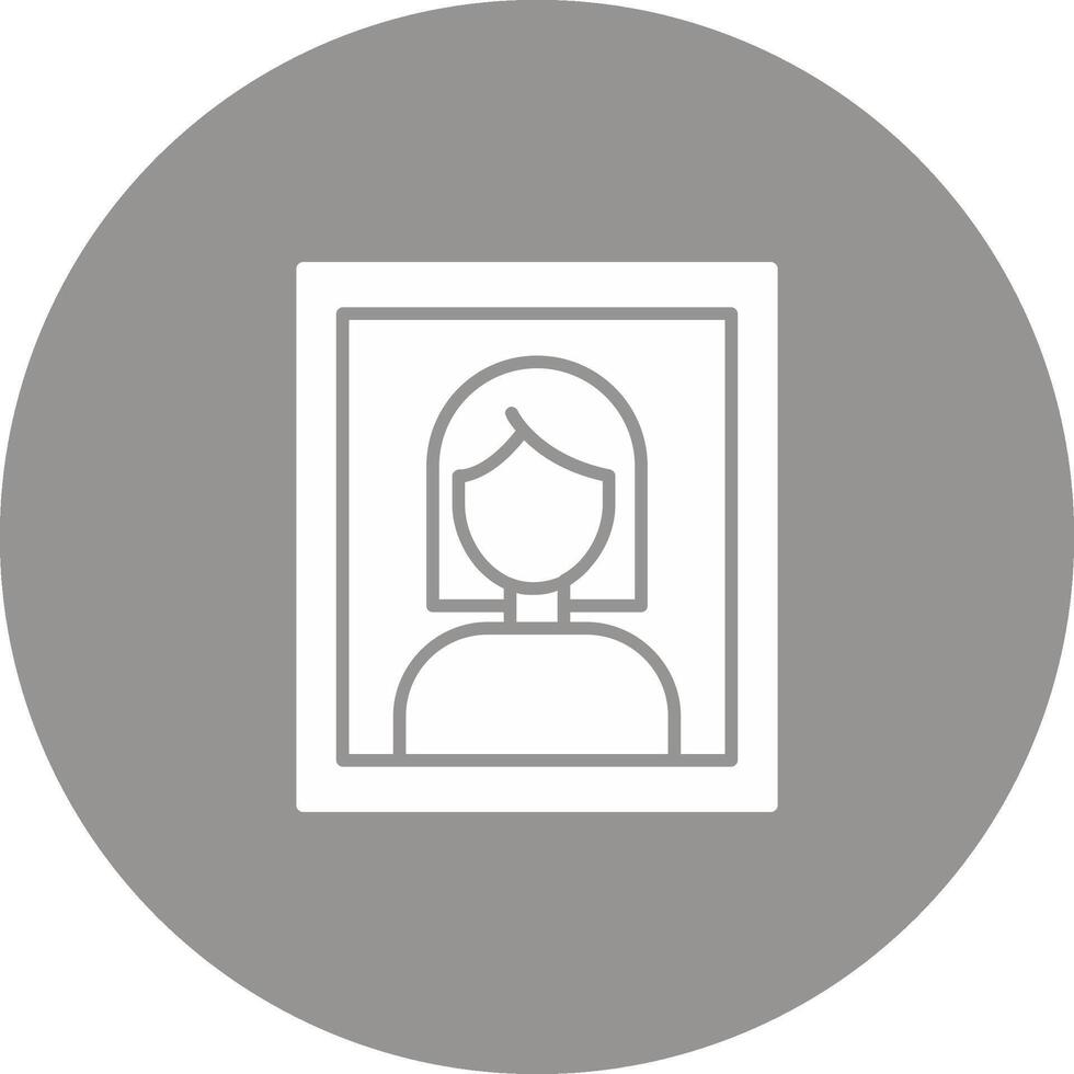 Portrait Icon Design Symbol vector