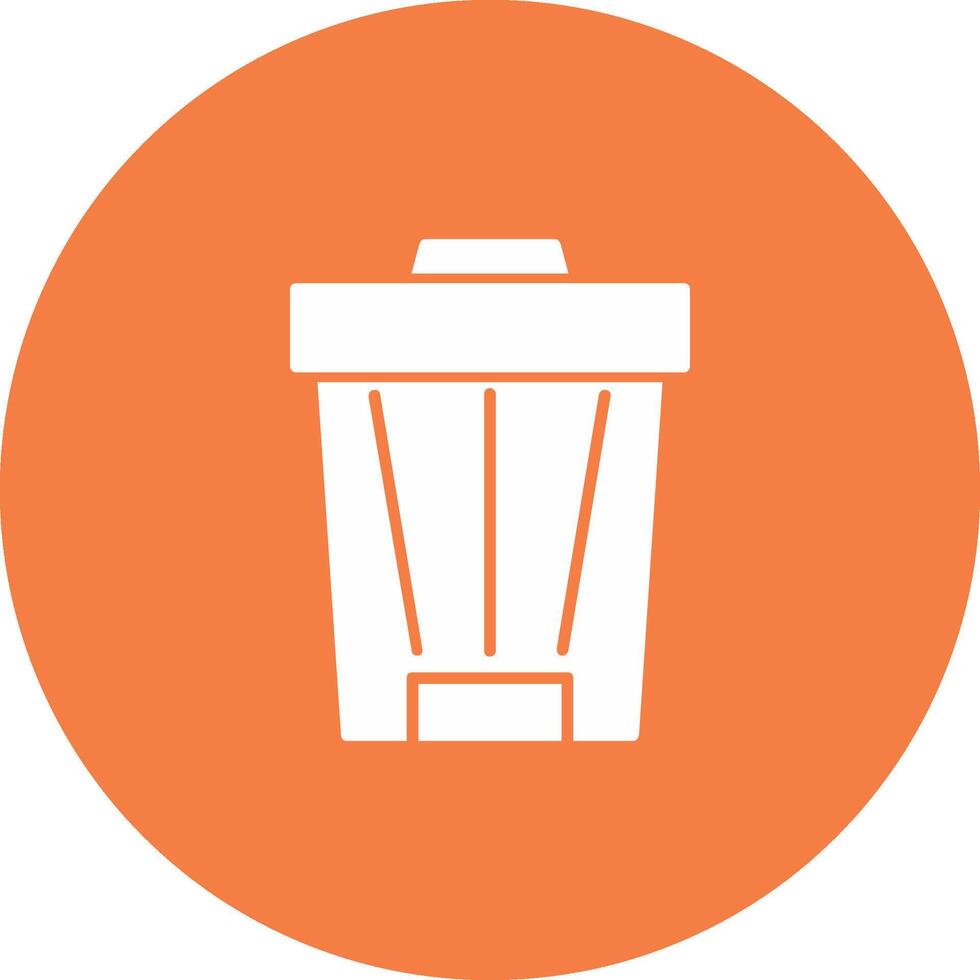 Trash Can Icon Design Symbol vector
