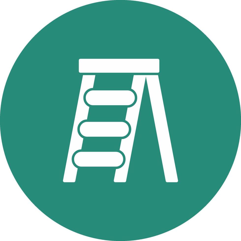 Step Ladder Icon Design Symbol vector