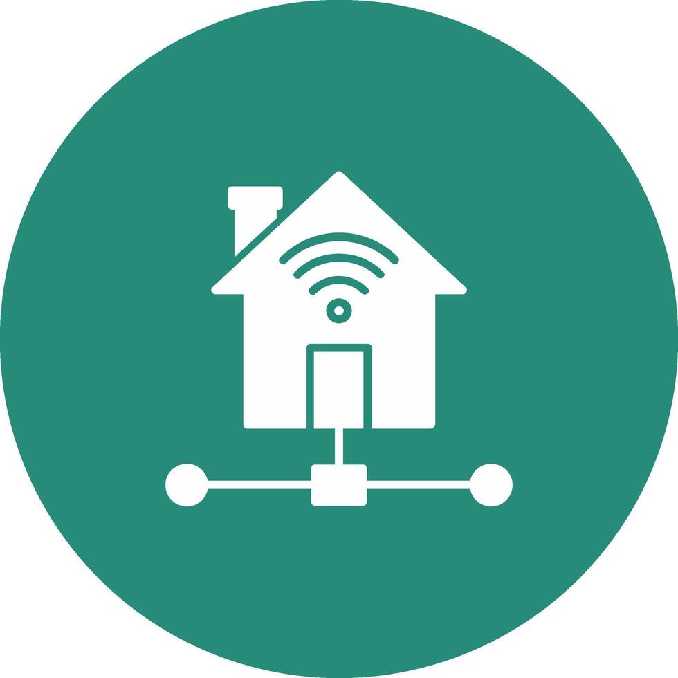 Smart Home Icon Design Symbol vector