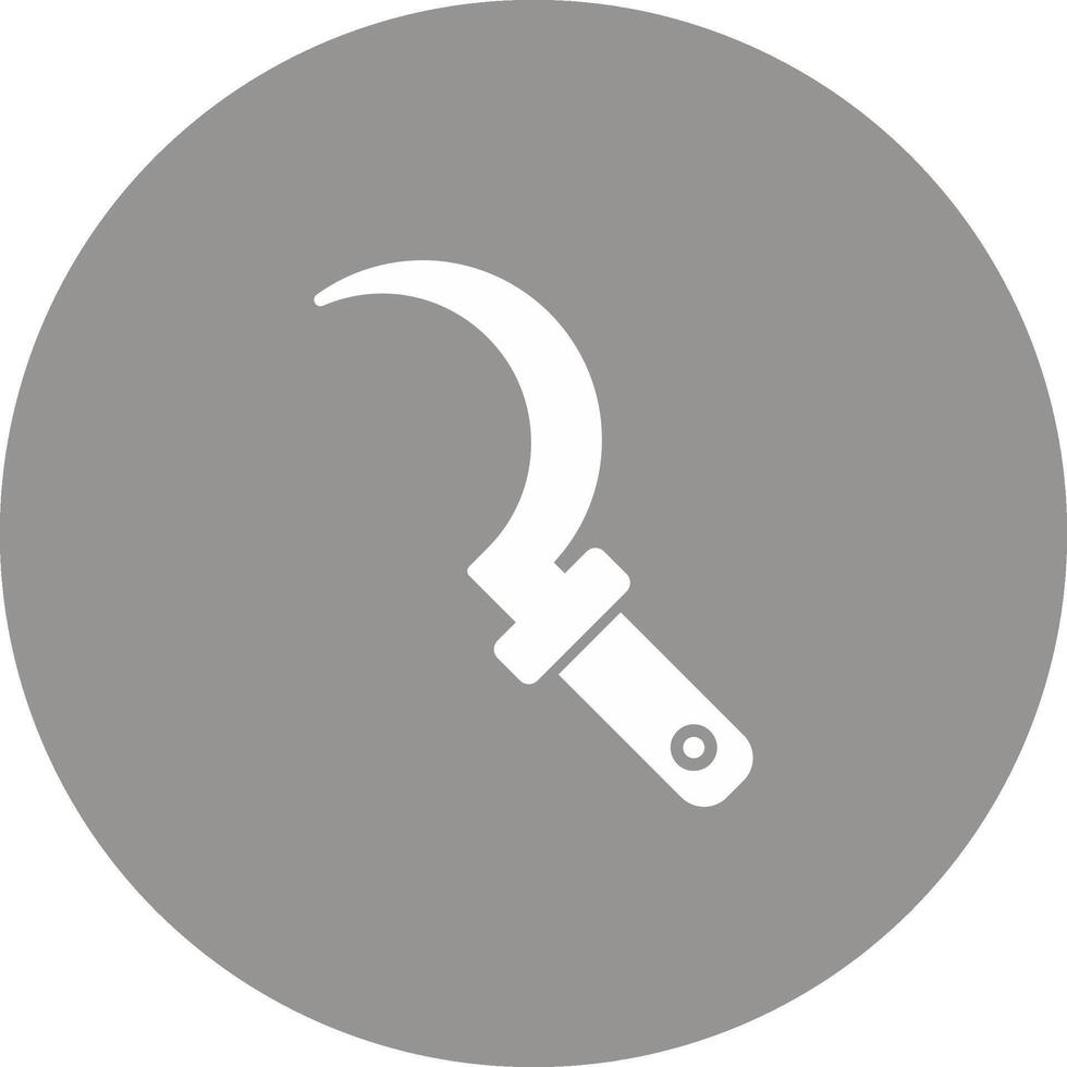 Sickle Icon Design Symbol vector