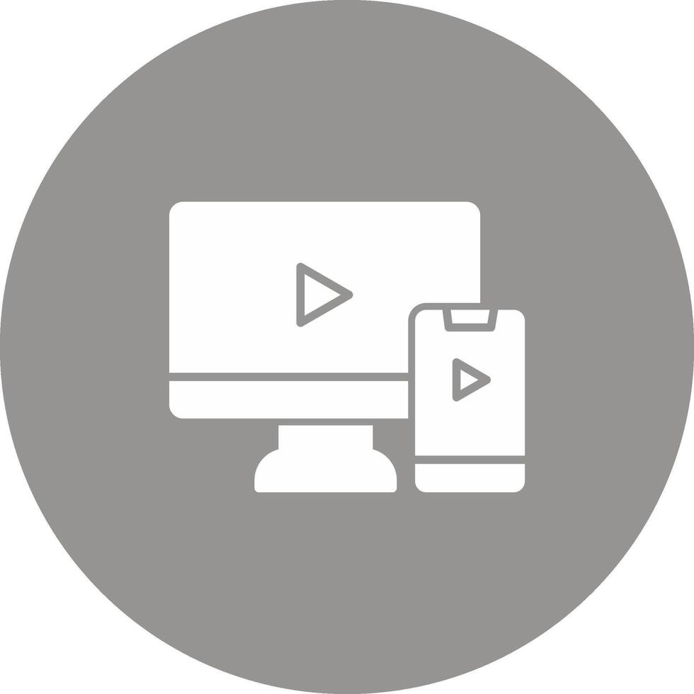 Screen Mirroring Icon Design Symbol vector